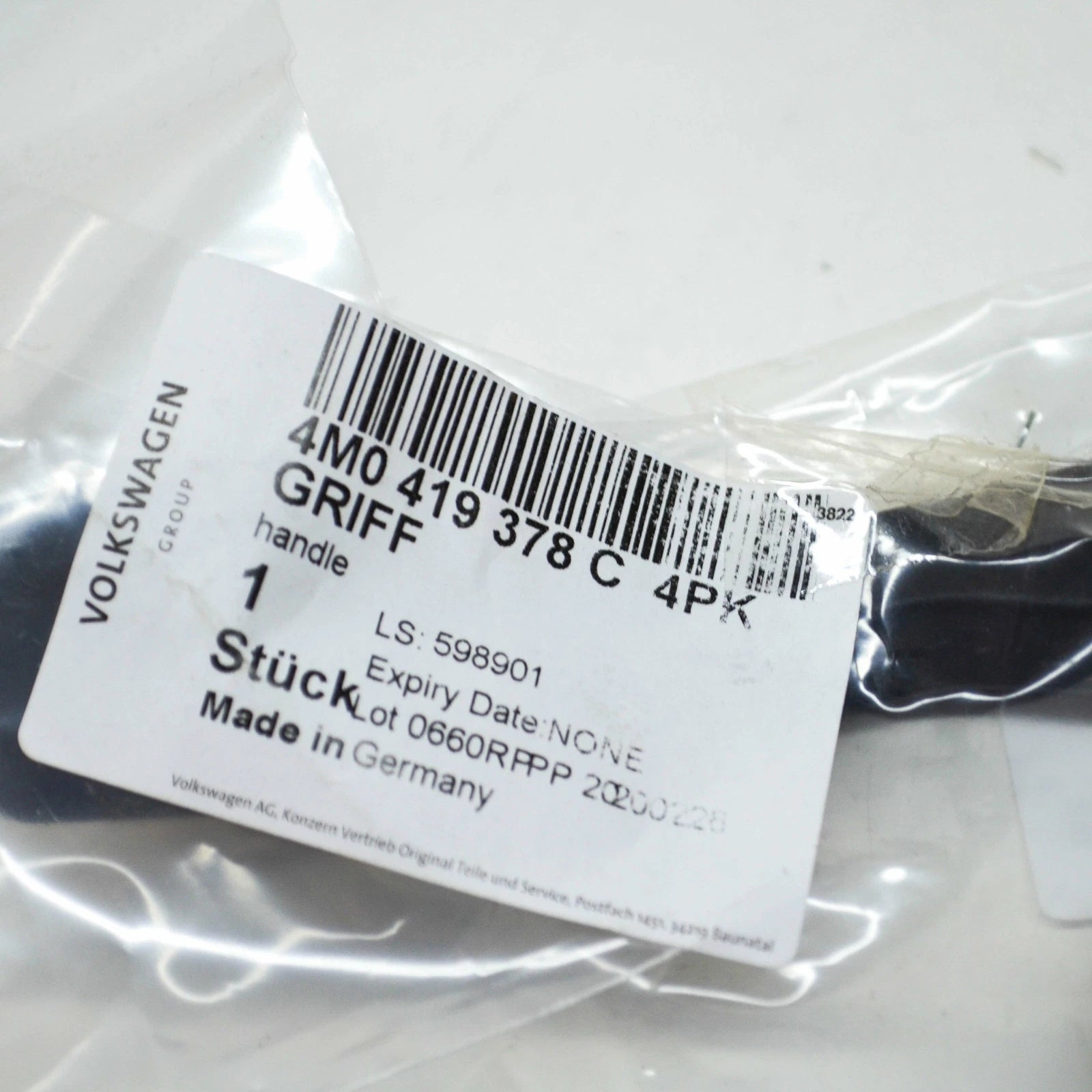 NEW AUDI Q7 4M STEERING COLUMN TILT ADJUSTER LEVER 4M0419378C4PK ORIGINAL