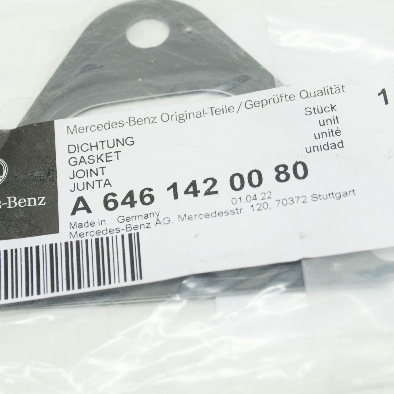 NEW MB SRINTER 906 TURBOCHARGER TO EXHAUST MANIFOLD SEALING A6461420080 ORIGINAL