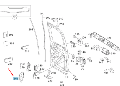 NEW MERCEDES-BENZ VITO W639 REAR PANEL DOOR COVER A6397660491 ORIGINAL