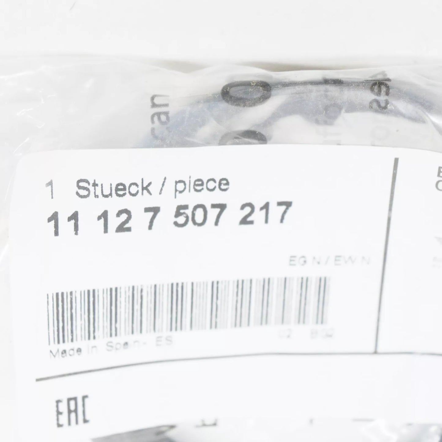 NEW BMW 1 F20 CYLINDER HEAD COVER SHAFT SEAL 11127507217 7507217 ORIGINAL