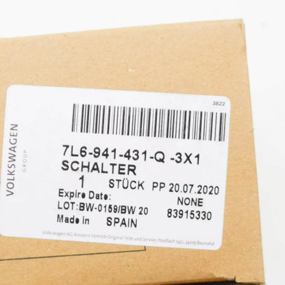 NEW VW TOUAREG 7L MK1 HEADLIGHT MULTI SWITCH CONTROL UNIT 7L6941431Q3X1