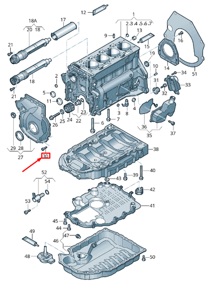 new audi a3 8p timing case hexagon head socket bolt n91096702 original