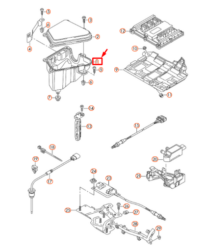 NEW AUDI A6 C7 CONTROL UNITS HOUSING BOX 4G0907355F ORIGINAL