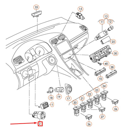NEW VOLKSWAGEN GOLF 5K MK6 HEADLIGHT SWITCH CONTROL UNIT 3C8941431DXSH ORIGINAL
