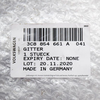 NEW VOLKSWAGEN CC 358 LEFT FOG LIGHT GRILLE 3C8854661A041 3C8854661A 041