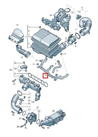 NEW AUDI A1 MK1 AIR FILTER RETAINER BRACKET 6C0129671B
