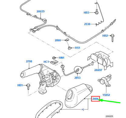 new ford transit connect mk1 parking hand brake lever gaiter 5104756 original