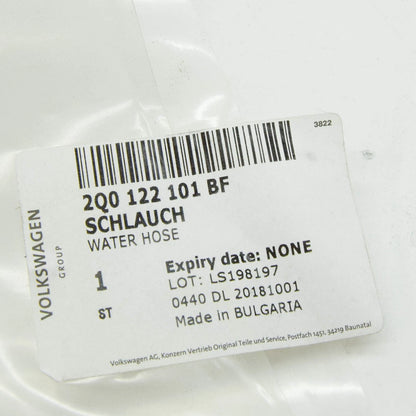 NEW AUDI A1 SPORTBACK GB WATER COOLANT HOSE 2Q0122101BF ORIGINAL