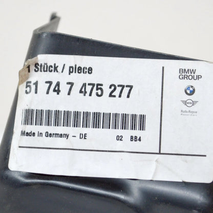 NEW BMW 7 G11 730D FRONT LEFT BRAKE AIR INTAKE DUCT 51747475277 ORIGINAL