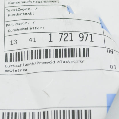 NEW BMW 3 E30 IDLE VALVE AIR HOSE 13411721971 1721971 ORIGINAL