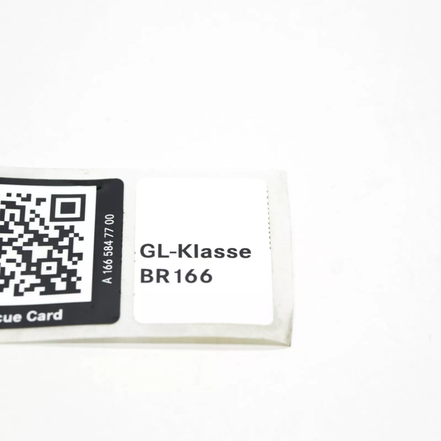 NEW MERCEDES-BENZ GL X166 INFORMATION LABEL A1665847700 ORIGINAL