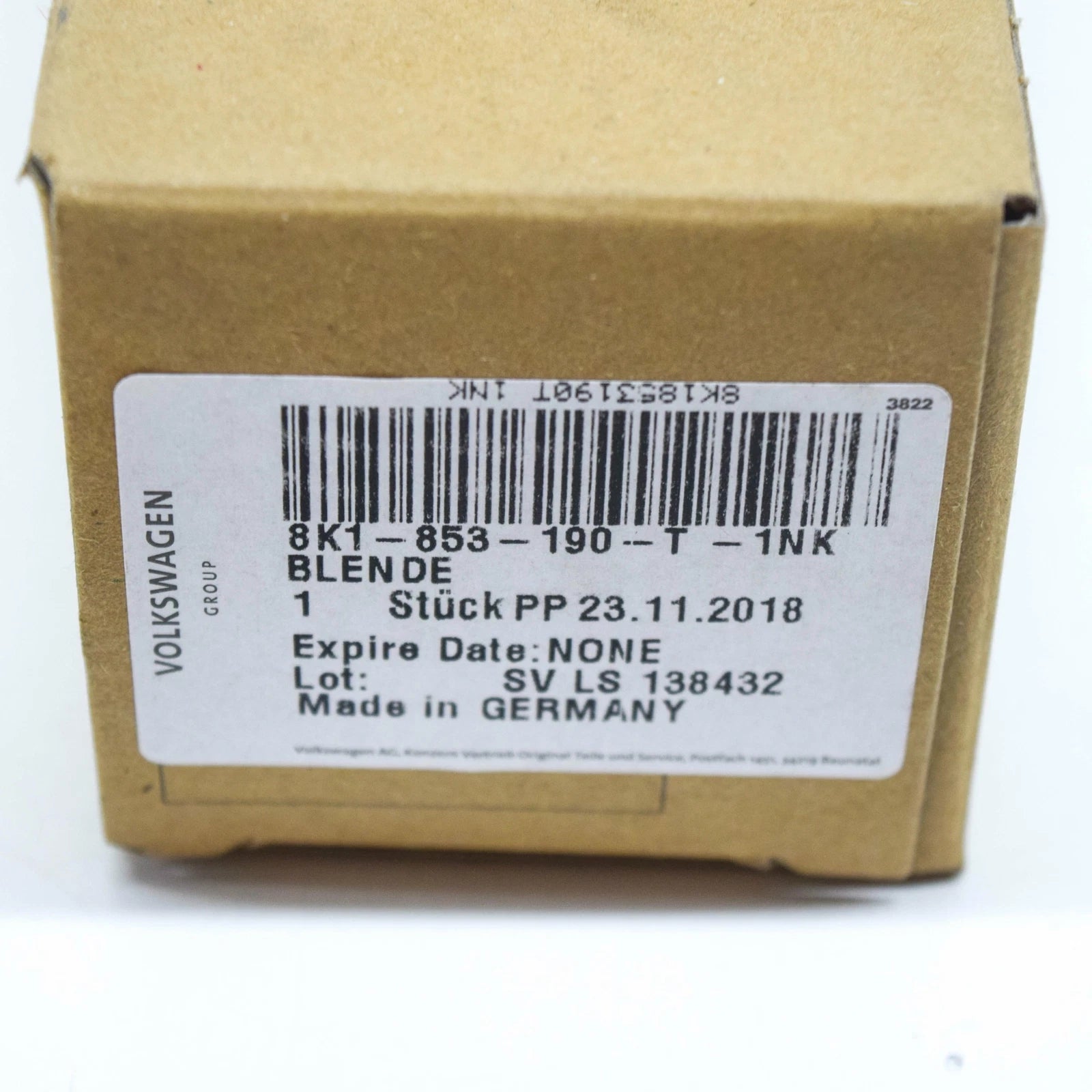 NEW AUDI A4 B8 DASHBOARD RIGHT TRIM LHD 8K1853190T1NK ORIGINAL