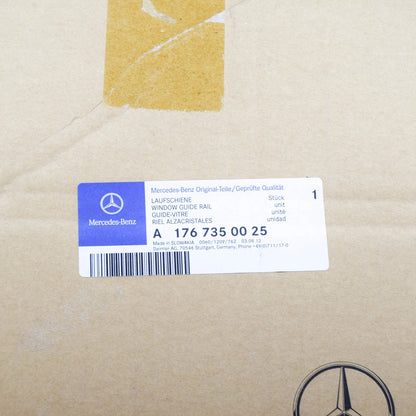 NEW MERCEDES-BENZ A W176 REAR LEFT DOOR WINDOW GUIDE RAIL A1767350025 ORIGINAL