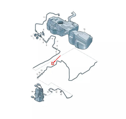 NEW AUDI Q8 4MN FUEL LINE 4M0261491S
