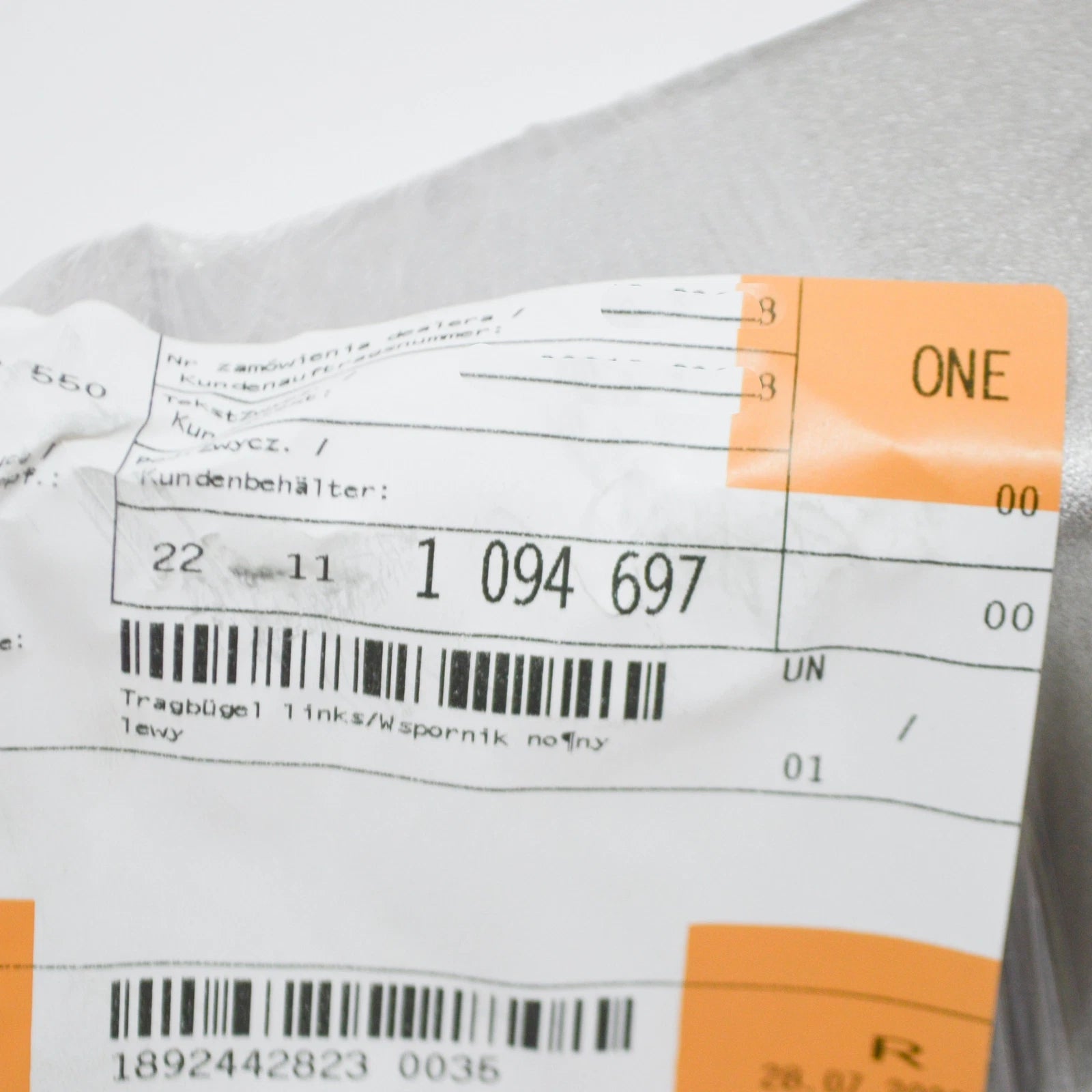 NEW BMW 3 E46 2.2I ENGINE MOUNT BRACKET LEFT 22111094697 ORIGINAL