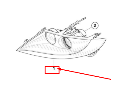 new bmw z4 roadster e85 front right headlight lhd 63127165674 7165674 original