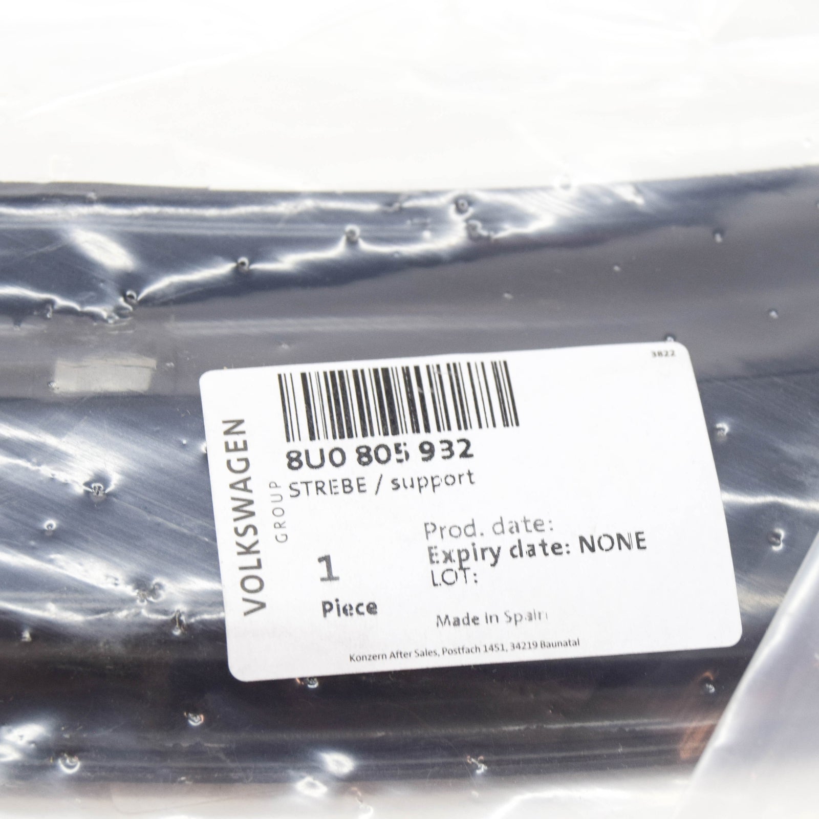 NEW AUDI Q3 8U RADIATOR RIGHT SUPPORT BRACKET 8U0805932 ORIGINAL