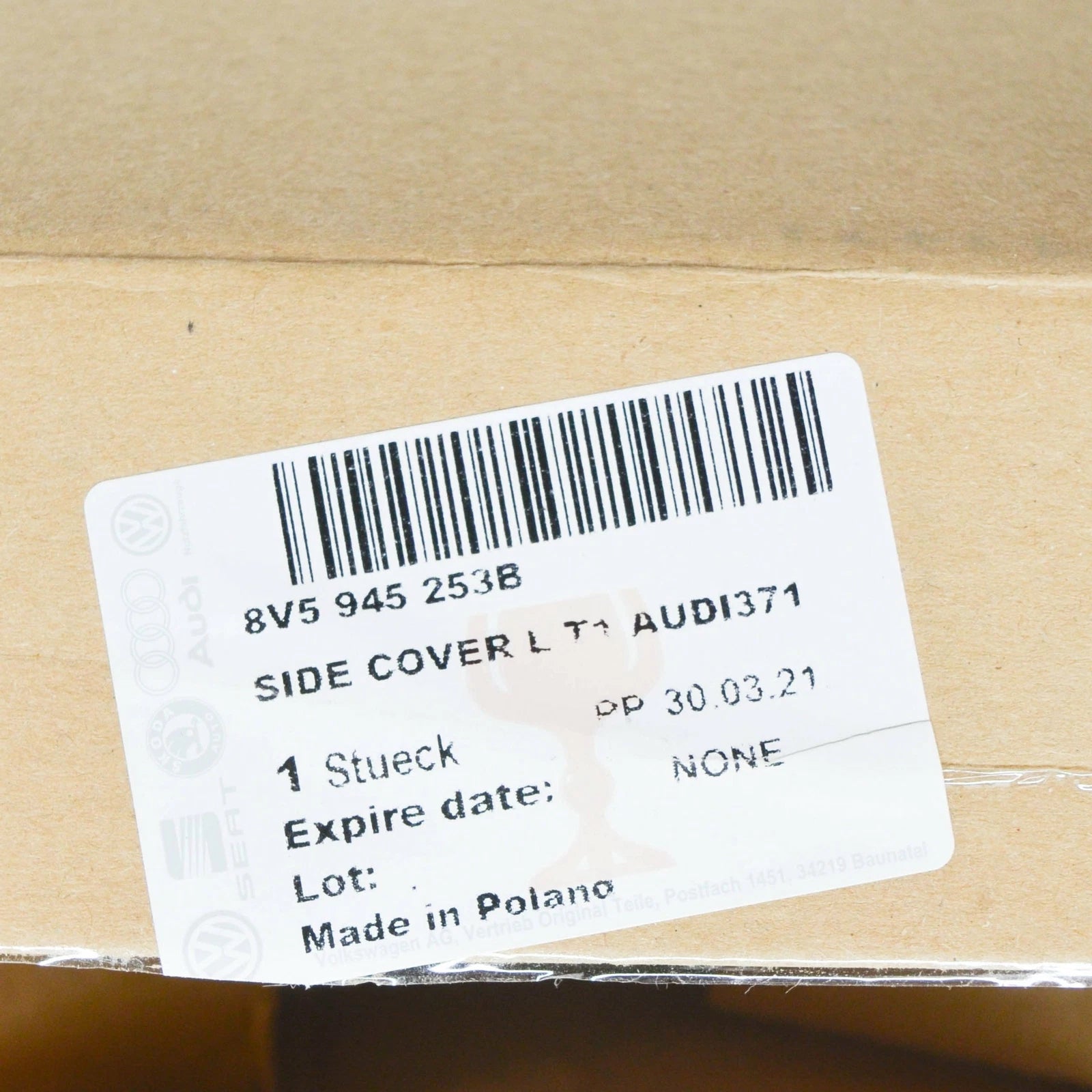 NEW AUDI A3 8V REAR LEFT OUTER TAIL LIGHT 8V5945253B ORIGINAL