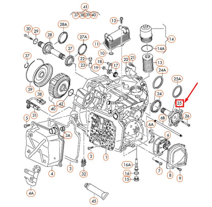 NEW AUDI A3 8P GEARBOX LEFT FLANGED SHAFT 02E409343D ORIGINAL