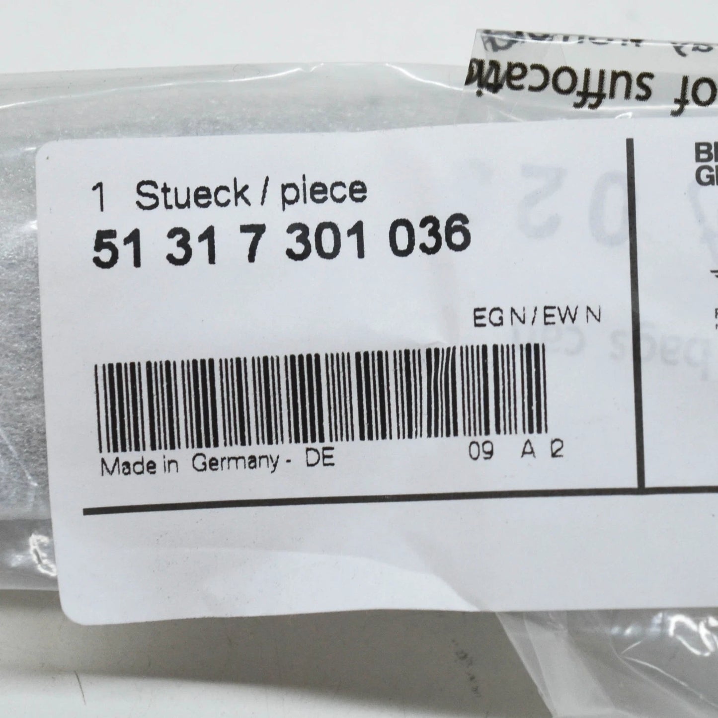 NEW BMW 2 F45 FRONT WINDSHIELD RIGHT VERTICAL TRIM DRIP 51317301036 ORIGINAL