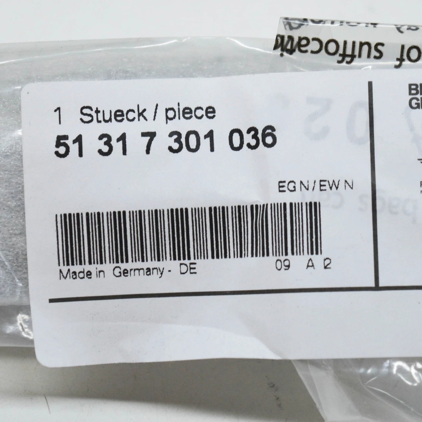 NEW BMW 2 F45 FRONT WINDSHIELD RIGHT VERTICAL TRIM DRIP 51317301036 ORIGINAL