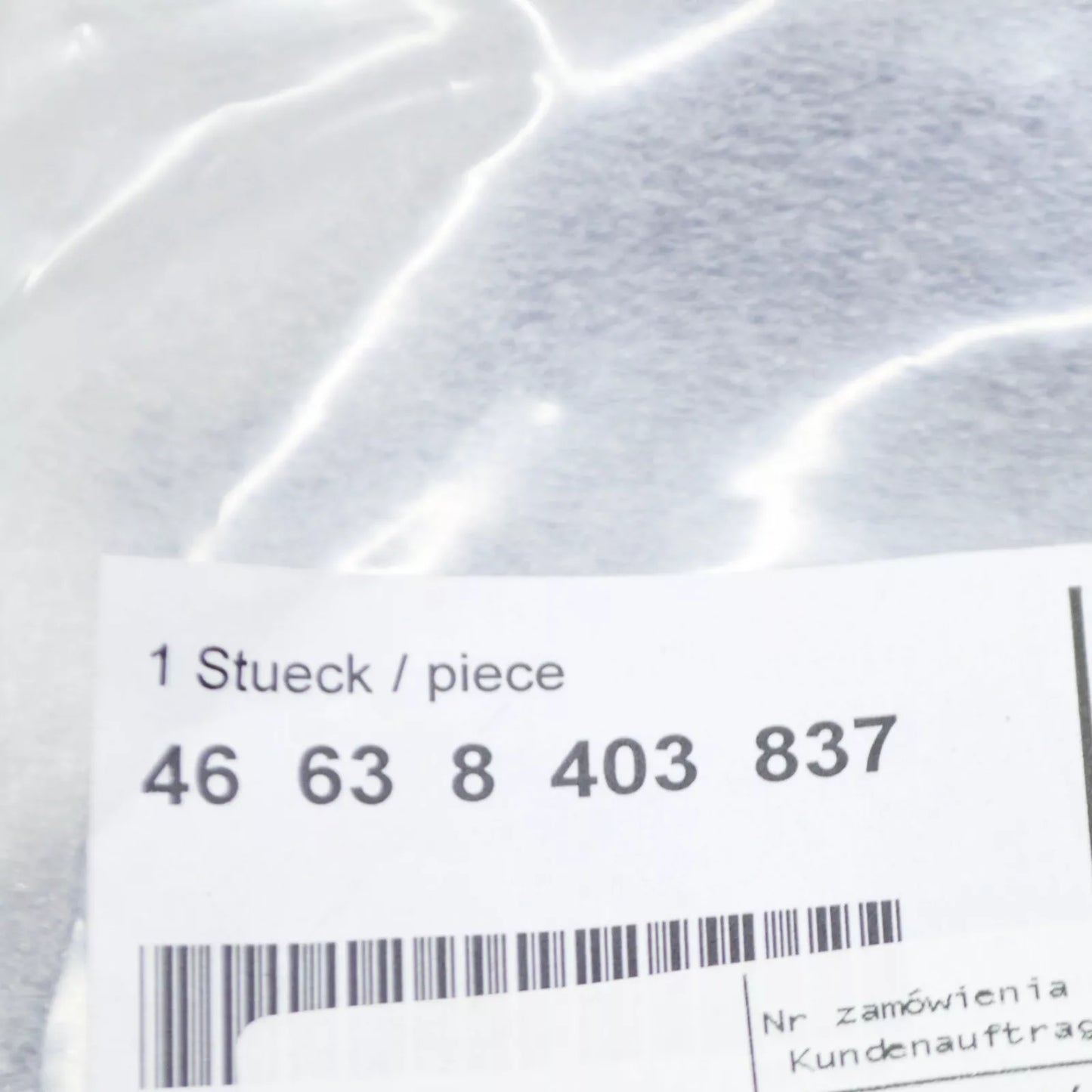 NEW BMW K83 F 900 R FRONT PANEL INSTRUMENT COVER 46638403837 ORIGINAL