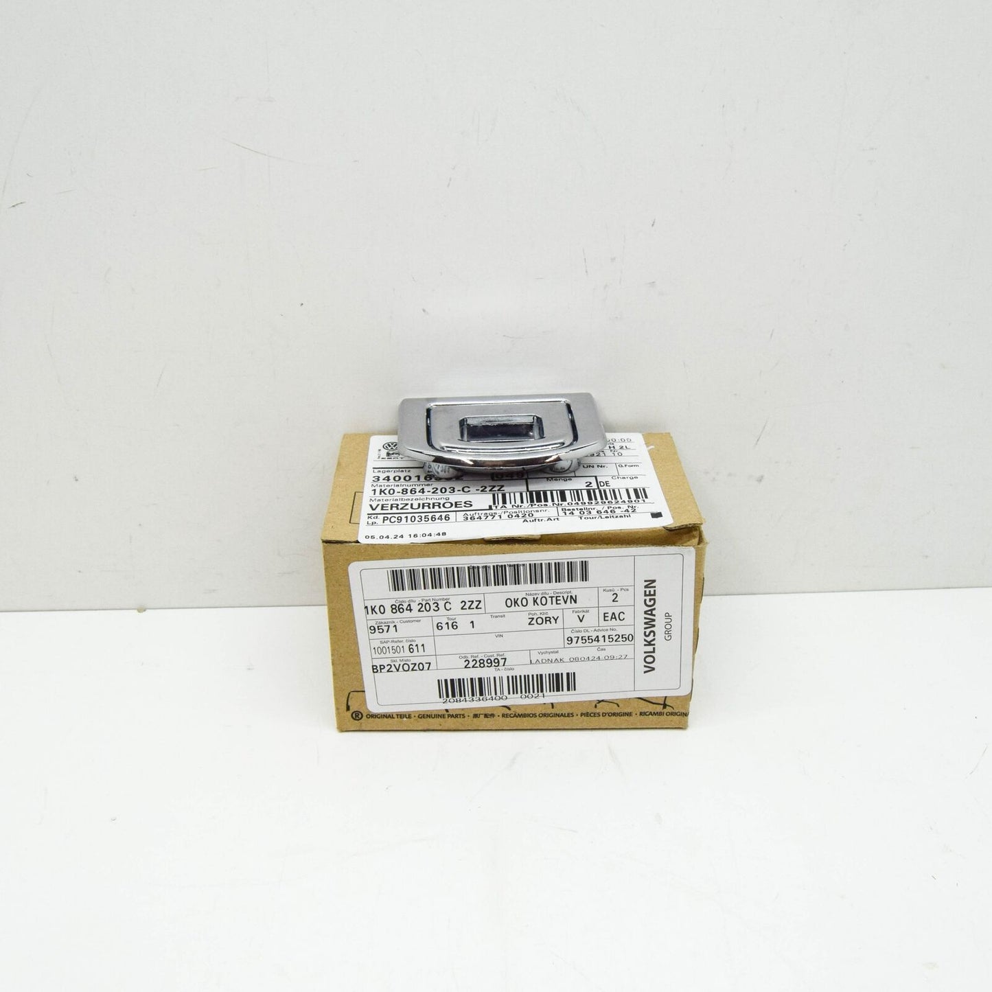 NEW AUDI A4 AVANT B8 REAR TIE DOWN HOOK 1K0864203C2ZZ ORIGINAL