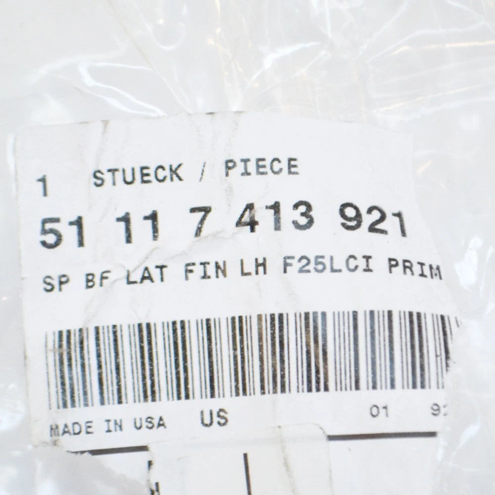 NEW BMW X3 F25 FRONT BUMPER LEFT MOLDING TRIM 51117413921 7413921 ORIGINAL