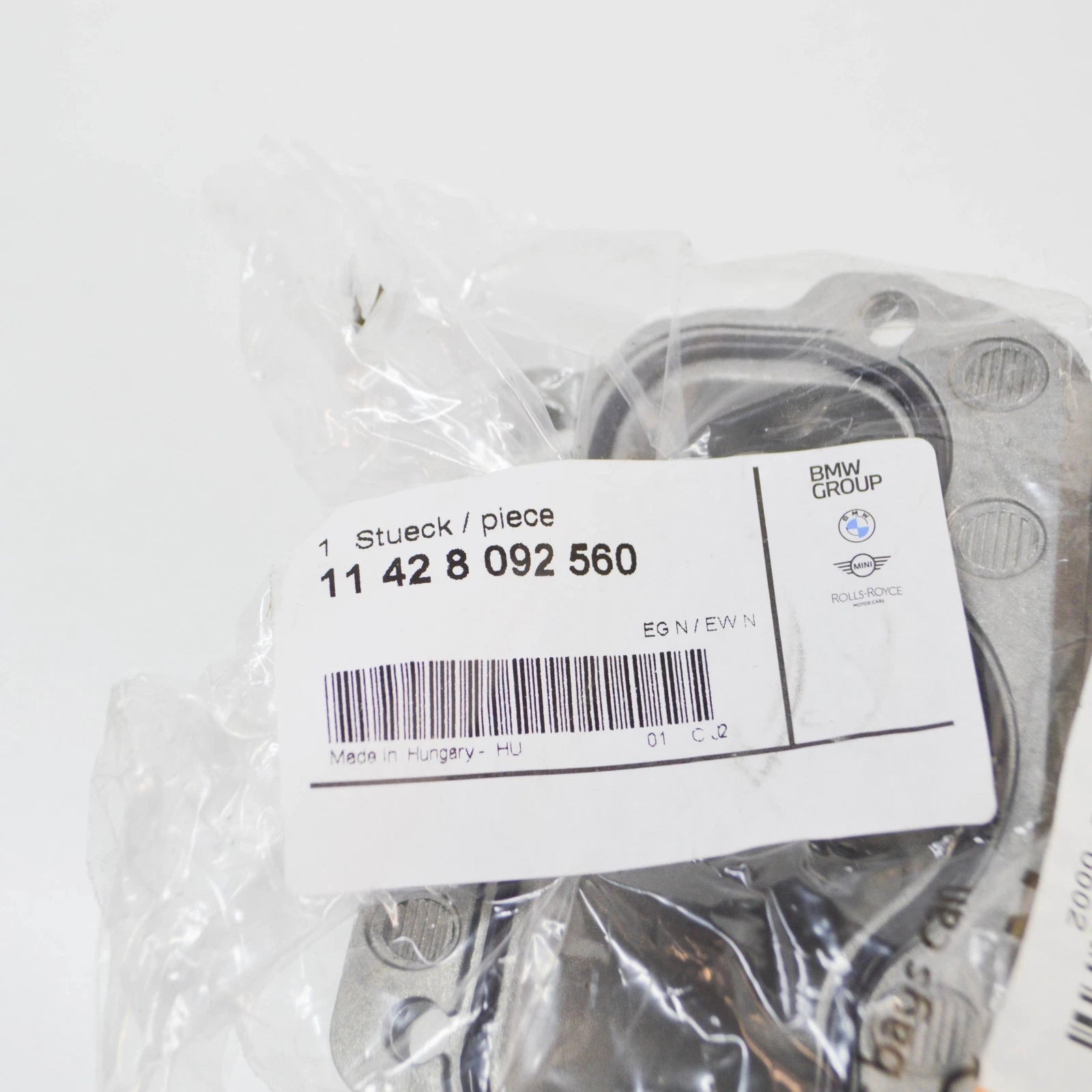 NEW BMW 5 F10 ENGINE OIL RETURN COVER 11428092560 8092560 ORIGINAL