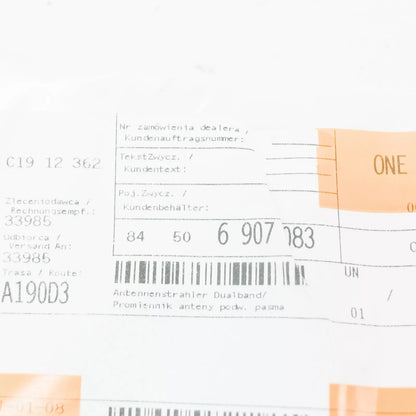 NEW BMW 5 E39 DUALBAND MOBILE PHONE ANTENNA 84506907083 6907083 ORIGINAL