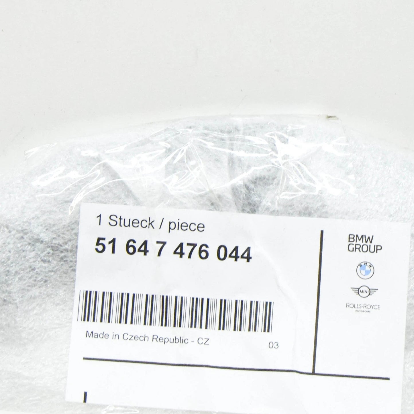 NEW BMW 1 F40 FRONT PANEL A-SUPPORT 51647476044 ORIGINAL