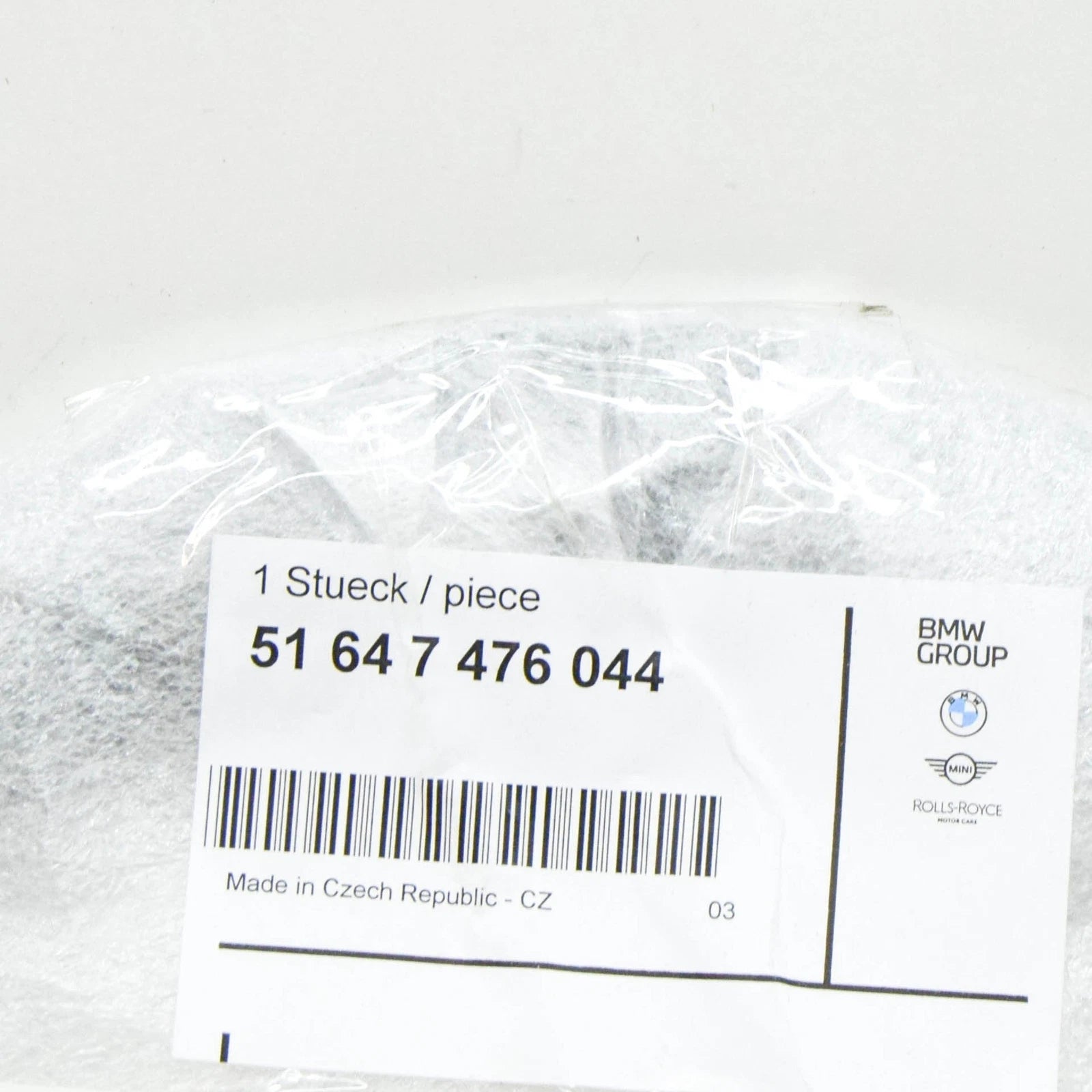 NEW BMW 1 F40 FRONT PANEL A-SUPPORT 51647476044 ORIGINAL