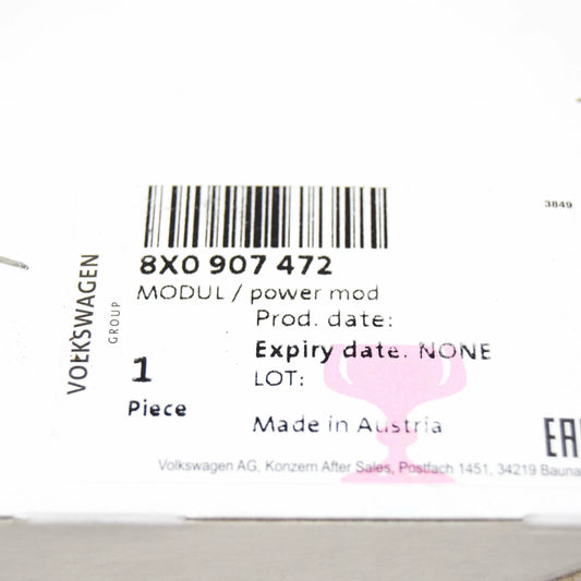 NEW AUDI A1 8X LEFT DAY DRIVING LIGHT POWER MODULE 8X0907472 ORIGINAL