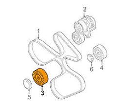 NEW BMW 3 E92 BELT IDLER PULLEY 11287578675 7578675 3.0 PETROL ORIGINAL