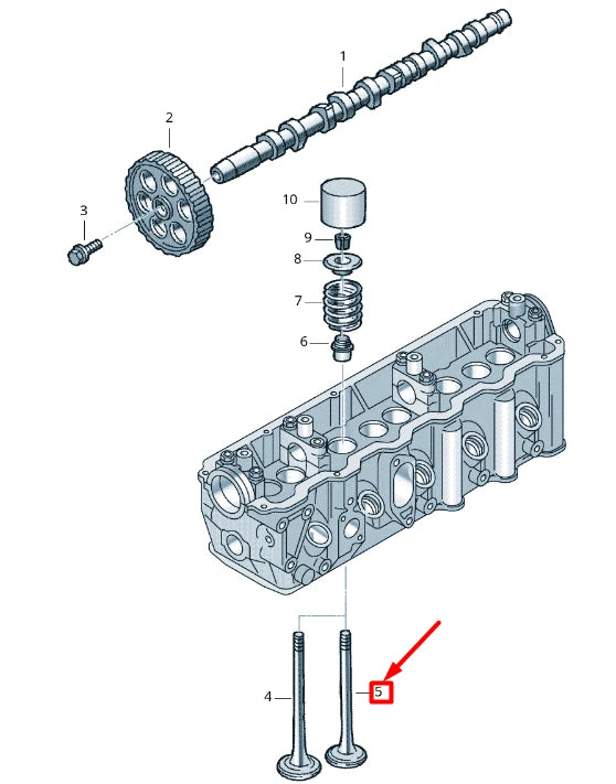 NEW VOLKSWAGEN CRAFTER 2F MK1 EXHAUST VALVE 046109611F