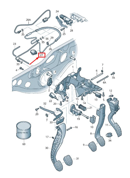 NEW AUDI Q5 8R WATER DRAIN VALVE 4F0805271