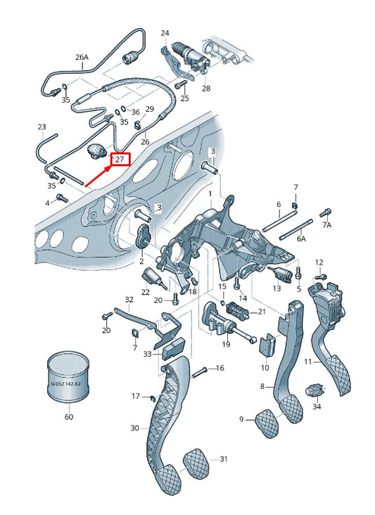 NEW AUDI Q5 8R WATER DRAIN VALVE 4F0805271