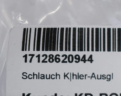 NEW BMW 1 F21 2.0I 165KW EXPANSION COOLANT PIPE HOSE 17128620944 ORIGINAL