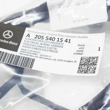 NEW MERCEDES-BENZ C COUPE C205 REAR BUMPER CABLE HARNESS A2055401541 ORIGINAL