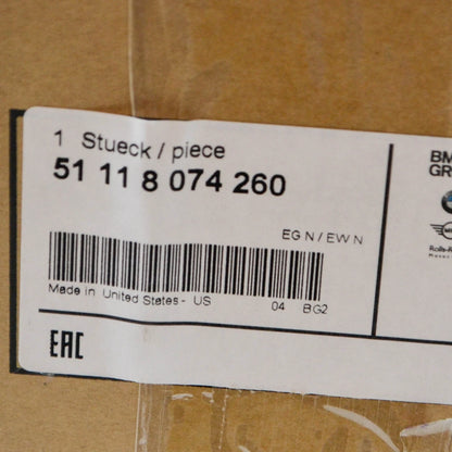 NEW BMW X7 G07 M FRONT BUMPER FOG LIGHT GRILLE TRIM 51118074260 ORIGINAL