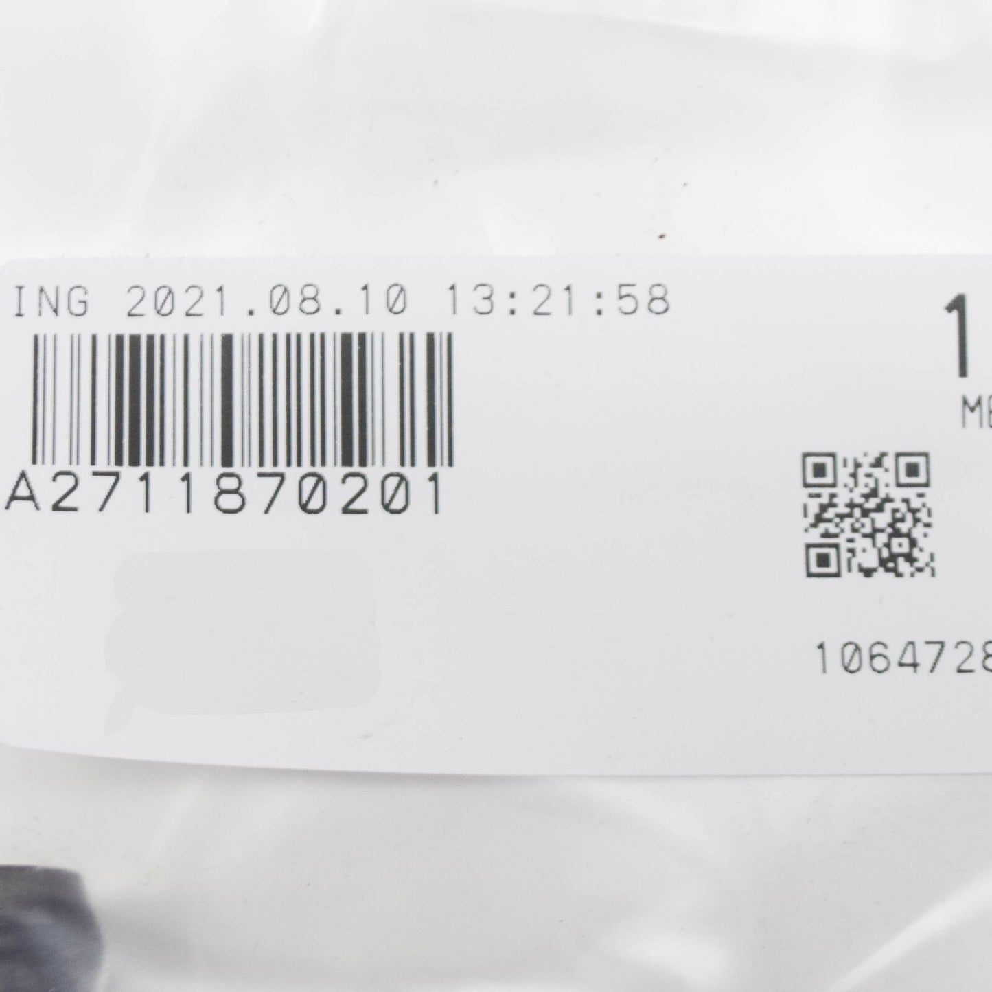 NEW MERCEDES-BENZ SLK R171 OIL PIPE A2711870201 ORIGINAL