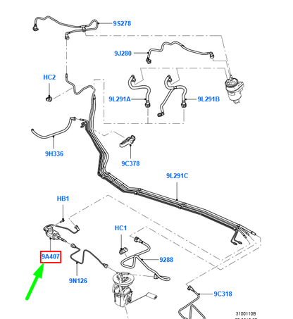 new ford transit connect mk2 fuel pump and filter assy 5148373 original