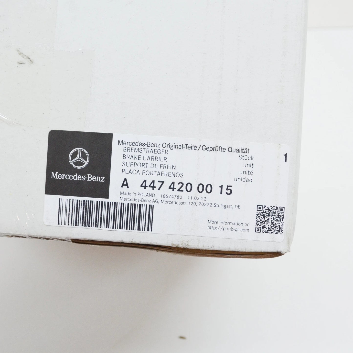 NEW MERCEDES-BENZ VITO W447 FRONT WHEEL BRAKE CARRIER A4474200015 ORIGINAL