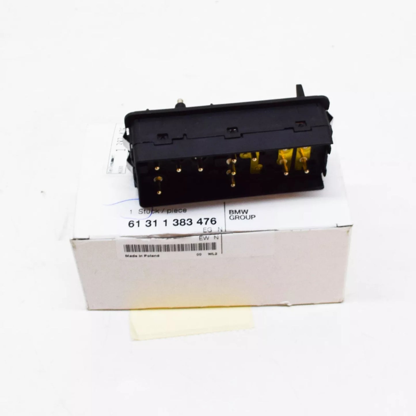 NEW BMW 3 E36 FRONT RIGHT SEAT ADJUSTING SWITCH 61311383476 ORIGINAL