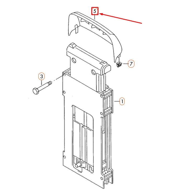 NEW VW EOS OVERROLL PROTECTION ROLL BAR LEFT COVER 1Q0880513A81U ORIGINAL