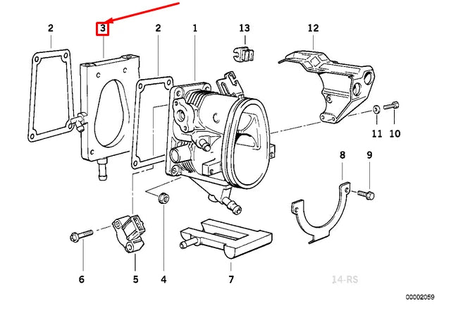 NEW BMW 3 E36 HEATER RADIATOR 13541739854 1739854 ORIGINAL