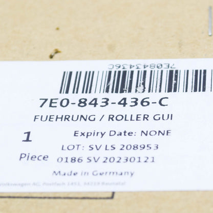 NEW VW TRANSPORTER T5 RIGHT UPPER SLIDING DOOR ROLLER GUIDE 7E0843436C ORIGINAL