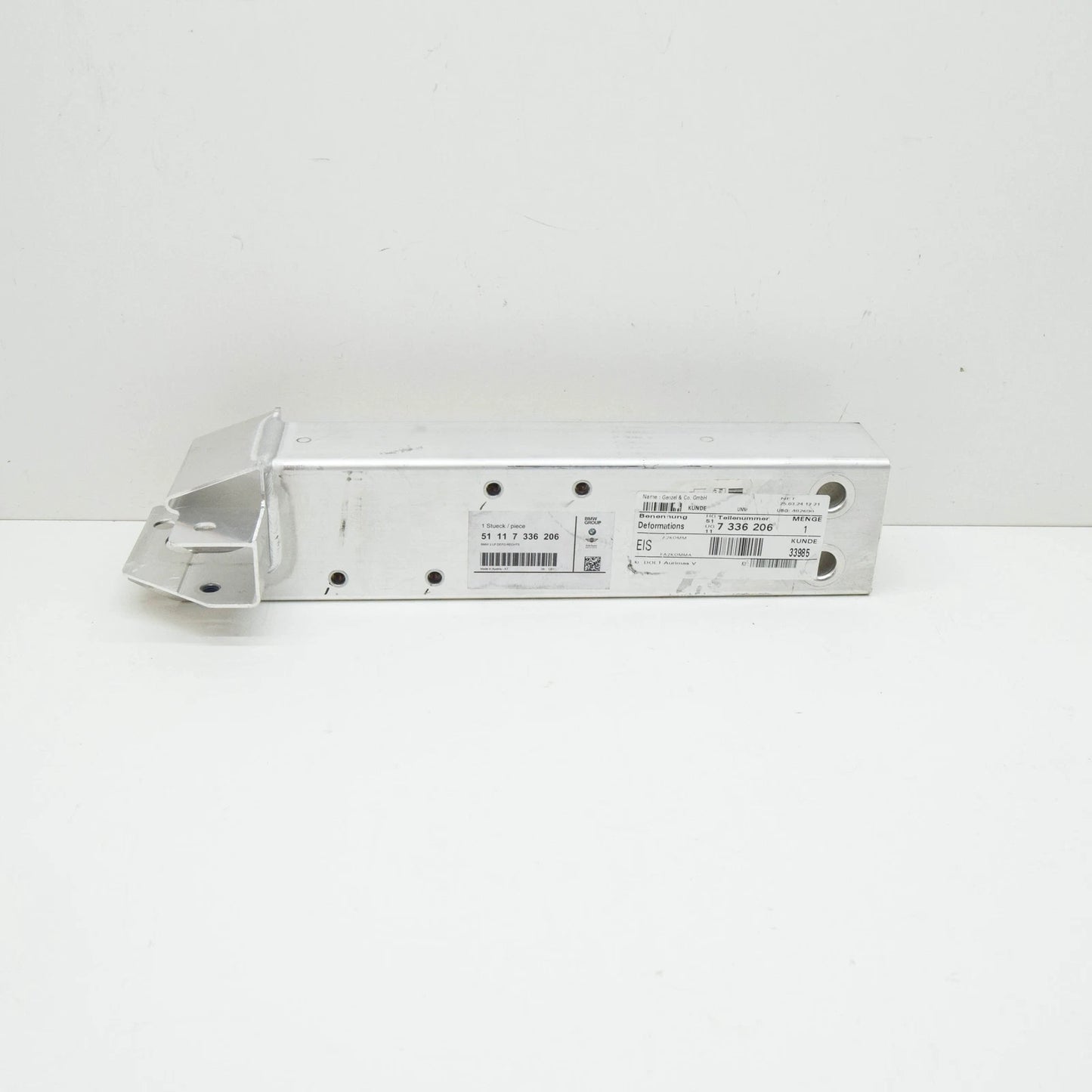 NEW BMW I8 I12 RIGHT SIDE CRASH ABSORBER 51117336206 ORIGINAL