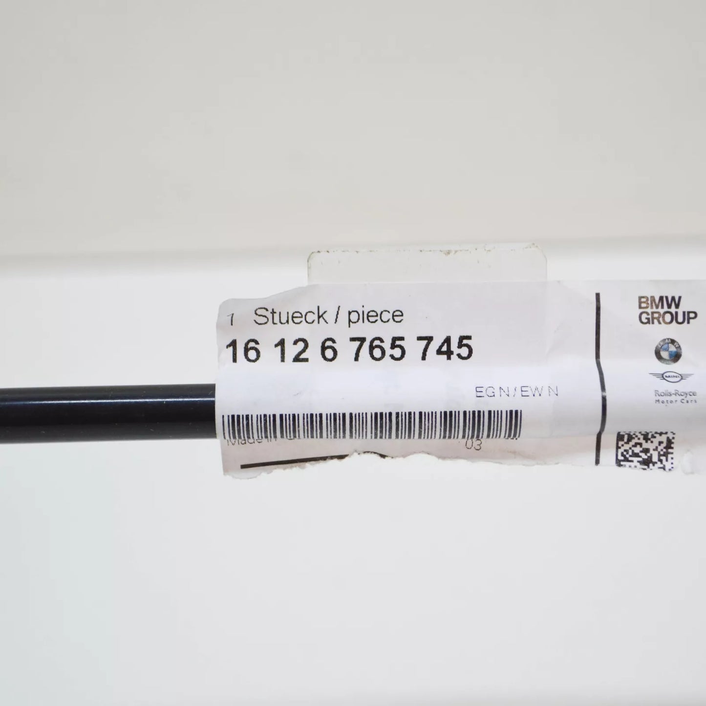 NEW BMW 3 E90 REAR FUEL FEED LINE 16126765745 6765745 ORIGINAL