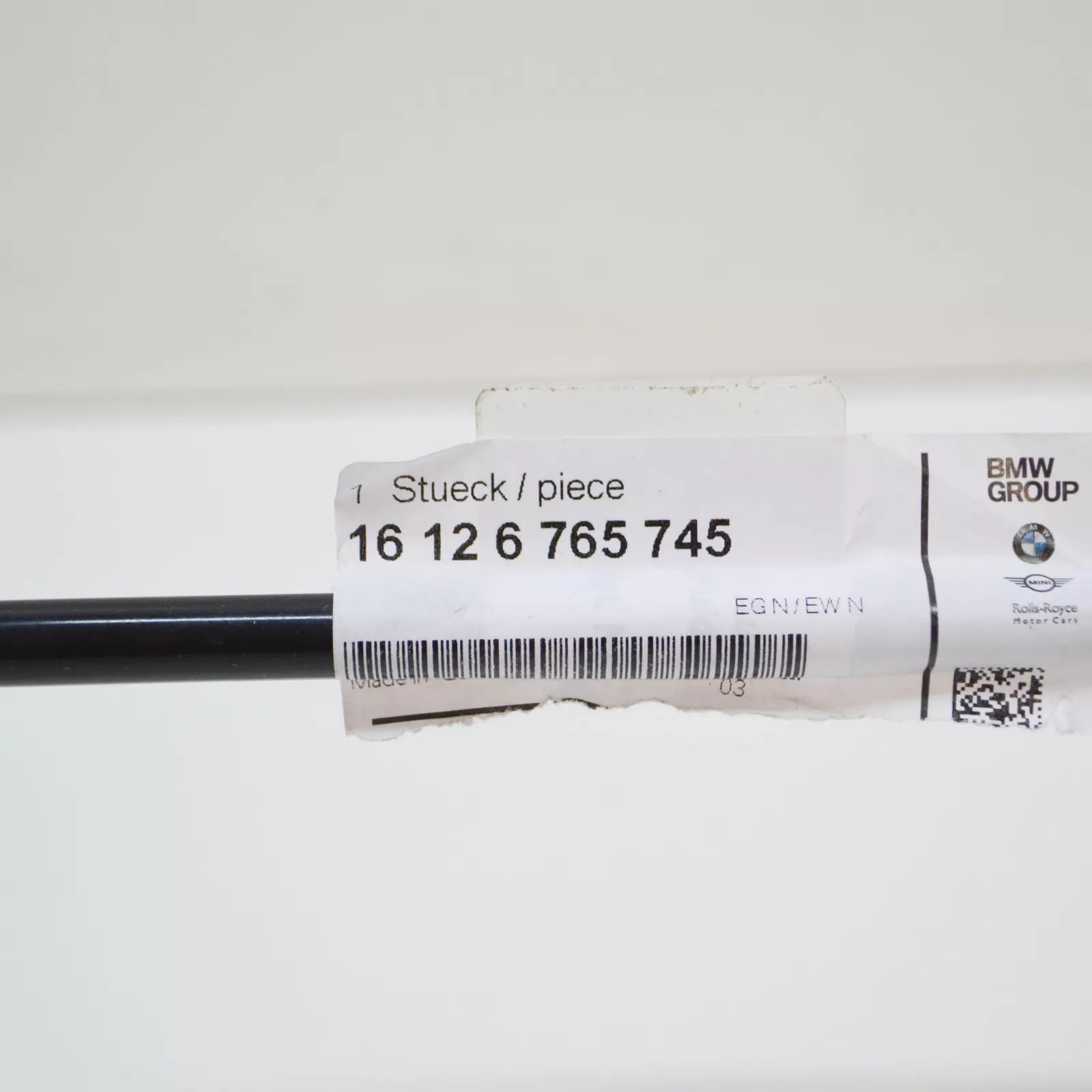 NEW BMW 3 E90 REAR FUEL FEED LINE 16126765745 6765745 ORIGINAL